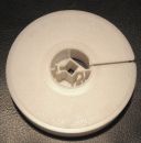 Spool 16mm, white, s/s, PIN